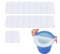 20Pièces Filtre Skimmer Piscine,Panier de Bassin Sol Bache Epuisette Filet Couvercle Filtrante,Anti Sable Filtrantes Joint Tapis Liner Net Skim Chlore Prefiltre,pour Aquarium Pool Exterieur Fontaine