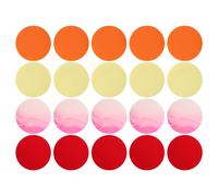 20Pièces Filtres Lumière Gel PVC Multi Usage Ambiance DIY