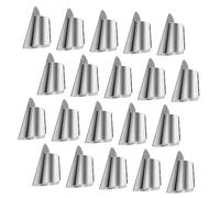 20Pièces Garde Doigts Acier Inoxydable Outils de Cuisine pour Éplucher Couper Hacher Protection des Ongles pour Fruits