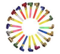 20Pièces Sifflets Colorés pour Garçon Fille Lot Sifflets à Long Nez pour Fête Anniversaire Événements Festifs et Animations Couleurs Aléatoires