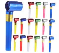 20Pièces Sifflets de Fête Long Nez pour Garçon Fille de Fête Colorés à Couleurs Aléatoires