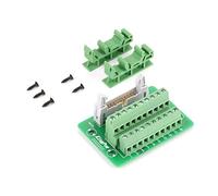 20Pin Interface PLC, IDC20P Connecteur de Bloc de Jonction de Module de Carte de Dérivation d'Embase Mâle avec Support