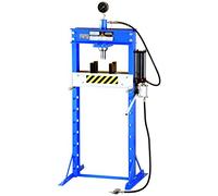 20t 01801 Presse d'atelier manuelle et pneumatique avec cadre vissé Bleu J20HA