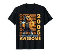 20th Birthday Bear Legends October 2005 20 Years Old Mens T-Shirt