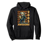 20th Birthday Cow Legends October 2005 20 Years Old Mens Sweat à Capuche