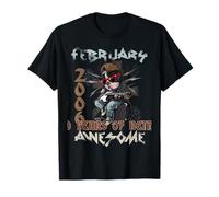 20th Birthday Dog Lover February 2006 Vintage 20 Years Old T-Shirt