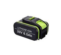 20V 3.0/4.0/6.0Ah Replacement Battery Compatible For Worx WA3551 WA3551.1 WA3553 WA3553.1 WA3553.2 WA3641 Series Hand Drill power tools(2PCS 6.0Ah)