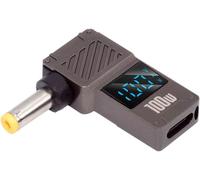20V 5A PD 65W Laptop Power Adapter Smart LED Display USB-C Type-C Input to Output 100W DC Jack 5.5x2.5mm