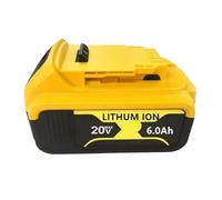 20V 6.0Ah Batterie Li-ION Rechargeable Compatible avec DeWalt Max XR DCB205 DCB200 Perceuse Électrique sans Fil Meuleuse d'angle Outil De Remplacement(1pc)