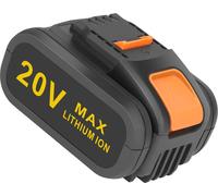 20V 6000mAh Li-Ion Batterie de rechange pour Worx WA3512, WA3551, WA3512.1, WA3551.1, WA3516, WA3523, WA3553, WA3511, WA3549.1 pour outils