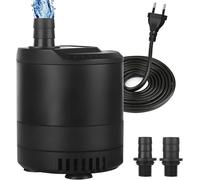 20W 1500L/H Pompe immergée,Pompe à eau d'aquarium ultra silencieuse,Fontaine d'aquarium Bassin avec câble électrique de 2,5m et interrupteur réglable pour aquarium,bassin,hydroculture