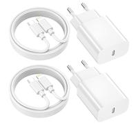 20W Chargeur Rapide iPhone avec Cable iPhone 2M 2Pack, Chargeur USB C Cable Lightning USB C pour Apple iPhone 14 Pro Max/14 Plus/13 Mini/12/11/SE/XR/X/8