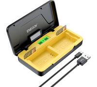 20W Dual Fast Charger for NP-FZ100 with LCD Display-Compatible with Sony Alpha 7 IV/7 III/A7R IV/A7 IV/A7C/A7R V/A9/A9R/A9S/A6700/A6600/FX3/FX30
