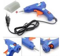 20W Pistolet à colle Électrique Réchauffeur de bâton chaud + 50pc 7mm*100mm bâtons Bleu G