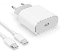 20w Usb C Fast Charger With Usb C To Usb C Cable 1m For Iphone 16/16 Pro/16 Pro Max/15/15 Pro/15 Pro Max/15 Plus, Ipad Pro/Air, Usbc Ac Plug Type C Wall Power Adapter
