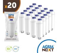 20x Aguanext Caffeemax Filtre à eau de rechange Convient pour Delonghi Dls C002 Ecam Esam