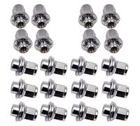 20x ALLOY WHEEL NUTS FOR JAGUAR XF XF-R XE (M12X1.5) CHROME LUG BOLT STUD SET