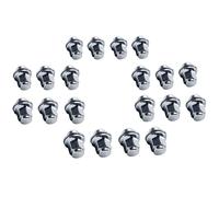 20x ALLOY WHEEL NUTS FOR JAGUAR XF XF-R XE (M12X1.5) CHROME LUG BOLT STUD SET