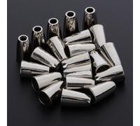 20x Bouchon De Cordon Trou Unique, Embouts De Cordon, Embouts En Forme De Cloche Pour