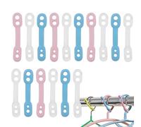 20x Boucle De Cintre Coupe-Vent Anti-Chute, Clips De Fixation Antidérapants Résistants Au Vent pour Extérieur, Fixe Antidérapante À Crochet, Attaches Robustes pour Corde À Linge avec Forte Adhérence