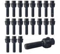 20x Boulon de roue M14x1.5 spherique 2-parties R14 40mm | HEX 17mm compatible avec VW ID. Buzz EB Touareg 3 4motion CR