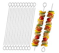 20x Brochettes BBQ en métal Barbecue Viande Légumes Kebab Shish Cuisine Grill Cook (20)