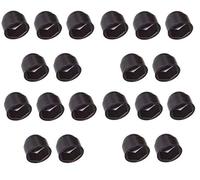 20x CACHE ECROU CAPUCHON BOUCHON PLASTIQUE NOIR VIS AUTO M4 M5 M6 M8 M10 M12 M14 M16 M20 M24 M30 (Diamètre M14 / Hex 22mm)