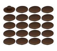 20x Cache vis en Plastique 4 x 2,7 x 11,8mm Confirmat Meuble Capuchon Bouchon Trou Protection Universel, Marron chêne teinté