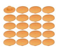 20x Cache vis en Plastique 4 x 2,7 x 11,8mm Confirmat Meuble Capuchon Bouchon Trou Protection Universel, Marron hêtre