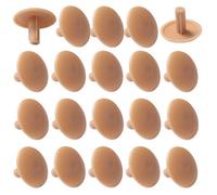 20x Cache vis plastique 3x12x6mm universel cruciforme capuchon trou protection masque marron clair pin