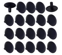 20x Cache vis plastique 3x12x6mm universel cruciforme capuchon trou protection masque noir
