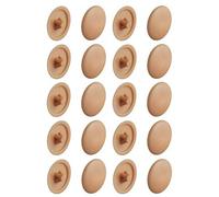 20x cache vis plastique pz2 12mm couleur pin marron RAL 1034 capuchon protection