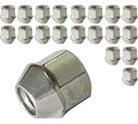 20x écrous de roue M12x1,5 60° cône ouvert avec collerette SW21 compatible avec Hyundai IX20 Accent Atos Coupe Elantra Galloper Genesis Getz Gran