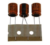 20x Elko Condensateur Radial 47µF 80V | Condensateur électrolytique jusqu'à une température de 125°C | 10x12,5mm | 47uF EGXE800ETD470MJC5S United Chemi-Co