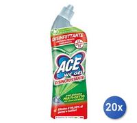 20x Ensemble Ace Gel De Bain 700 Ml. Détartrant