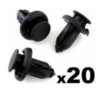 20x Honda Poussoir Pour Plastique Rivet-Clip De Fixation Pare-chocs,