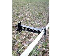 20x isolateur 20cm montage avec vis ou colliers de serrage pour clôture de pâturage clôture électrique clôture de jardin (20x isolateur, y compris pour chaque isolateur 2 serre-câbles 9x450)