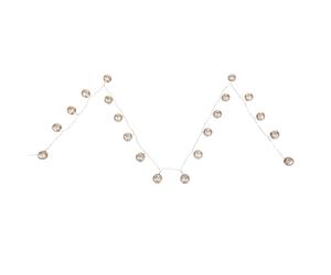 20x LEDs Boule de Cuivre Luminaires Chaîne X-MAS Décoration Eclairage Noël Lampes argentées