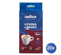 20X Multipack Café Lavazza 250 Crème Goût RICCO