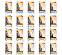 20X Philips Vision 2Pcs W16W 6W 12V 3W W21X95D Blister Ampoule