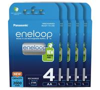20X PILES AA Panasonic Eneloop 2000mAh Rechargeables Ni-MH Accu LR06 BK-3MCCE