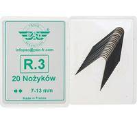 20x PSO Couteaux pour PSO retailleurs de profils type R3 (7-13mm)