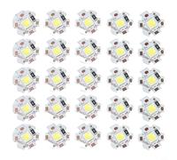 20x Puce LED 5W 5V avec Plaque Aluminium pour Éclairage DIY - Diode Haute pour puissance Projecteur Plafonnier Réparation pour tv(5V-5W pure white)