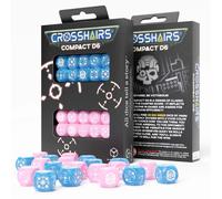 Q Workshop Crosshair Compact D6 Dice 7 Packs Multicolore Enfants