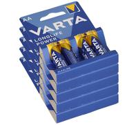 20x Varta 4906 Longlife Power AA Dans Un Blister De 4