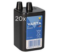 20X VARTA 4R25 431 6V 8.500mAh Pile Zinc-Carbone