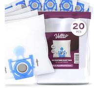 20x Vellto Sac Aspirateur Compatibles avec Bosch AquaWash&Clean BWD41720 ProHygienic BWD420HYG ProAnimal BWD421PET ProPerform BWD421PRO Sacs de Rechange Poussière Filtres