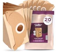 20x Vellto Sac Papier Aspirateur Compatible avec Kärcher WD2 MV2 A2004 SE2001 SE3001 A2054 A2099 WD2240 WD2250 WD 2.200 Double Couche Remplacement 6.904-322.0 6.414-552.0