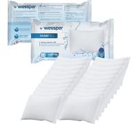 20x Wessper HumiFill Kazeta pohlcovače vlhkosti 250g - pohlcovač vlhkosti, granulés empêchant la formation de moisissures, champignons, odeurs désagréables, taches de moisissure, déshumidificateur d'a