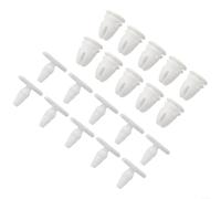 20x White Push Clips for pour mercedes W202 W203 Trim Panel 20x | Fits W202 W203 models, white plastic, push button design, replaces broken trim clips, 20 pieces per pack